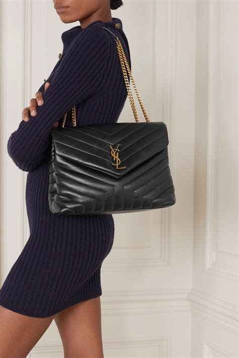 quilted ysl bag|ysl quilted shoulder bag.